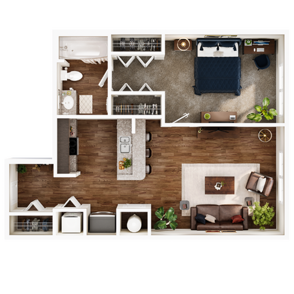 1BR/1BA