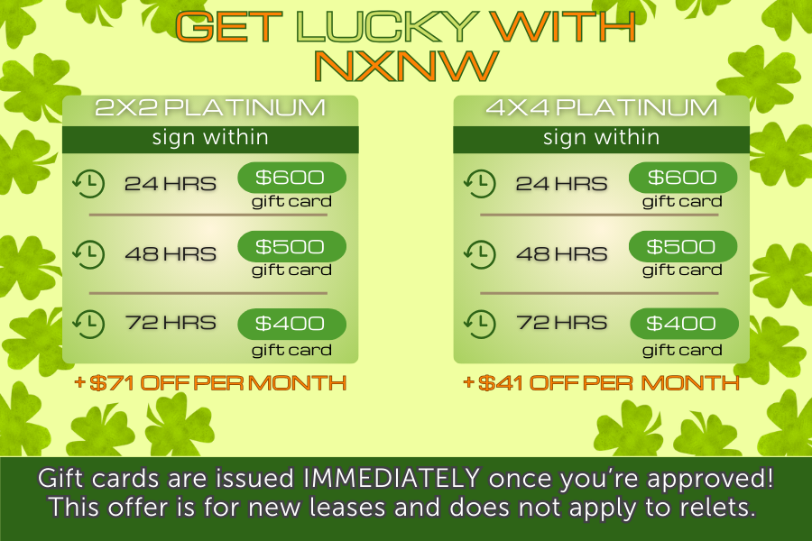 Get Lucky with NxNW Special Popup