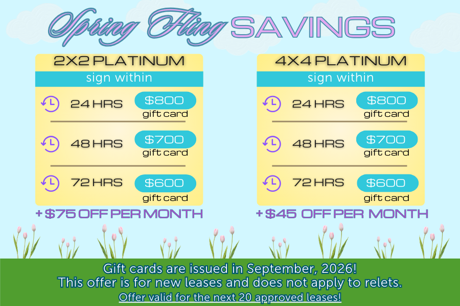 Spring Fling Savings